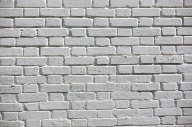 Vintage Eski Tuğla Duvar Doku. Grunge Kırmızı Beyaz Stonewall Yatay Arka Plan. Hasarlı Sıva ile Shabby Bina Cephesi.