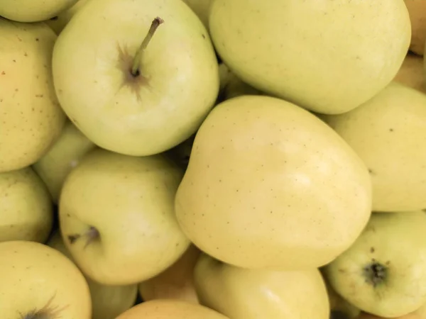 Green Apple Background, shallow depth of field.