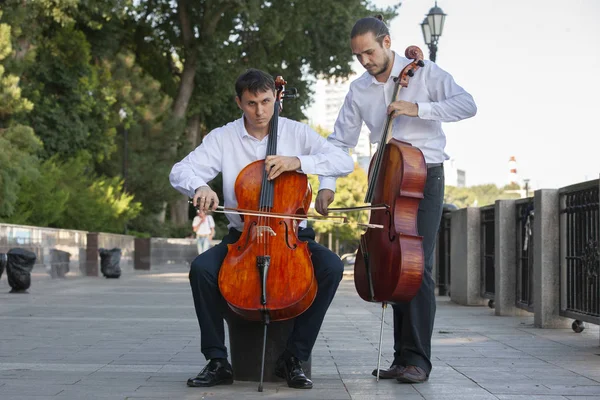Viyolonsel. Viyolonsel oynama yakından gösterilir.