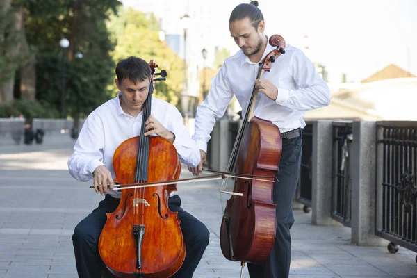 Viyolonsel. Viyolonsel oynama yakından gösterilir.