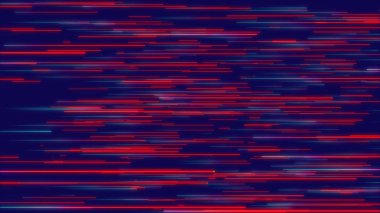 Kırmızı ve mavi soyut radyal geometrik arka plan hatları. Veri akışı. Fiber optik. Patlama yıldızı. Hareket etkisi. Arka plan