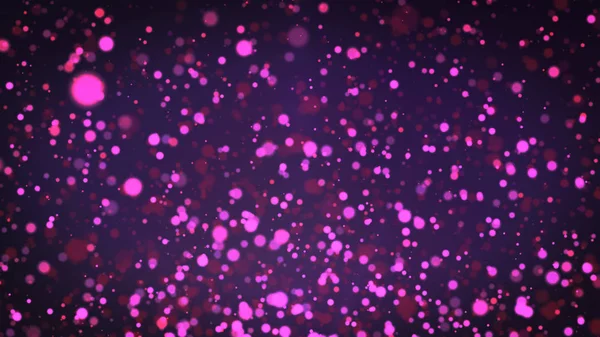 Sfondo Particelle Rosa Particelle Polvere Con Brillamento Della Lente Reale — Foto Stock