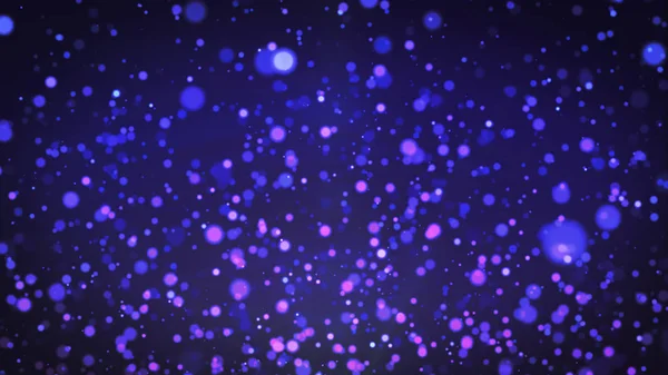 Blue particles background, dust particles with real lens flare. glitter lights. Abstract glitter background, blue bokeh background