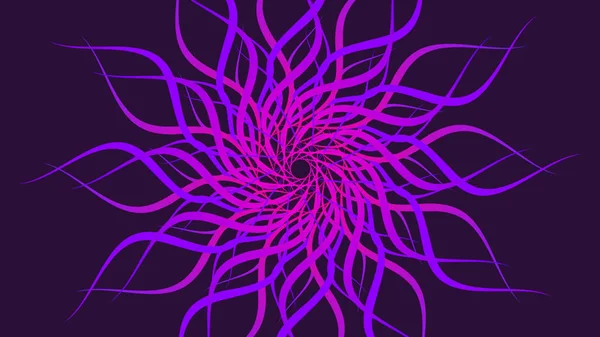 Rosa Roterande Mönstrad Färgglad Spiral Abstrakt Vågor Bakgrund Roterande Magiska — Stockfoto