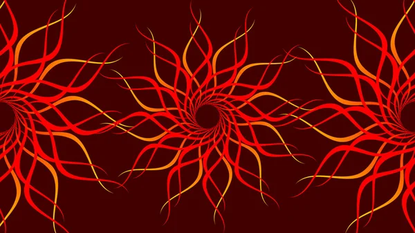 Rot Rotierenden Gemusterten Bunten Spirale Abstrakten Wellen Hintergrund Rotierende Magische — Stockfoto