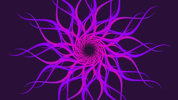 Różowy Obracanie Wzorzyste Kolorowe Spirali Streszczenie Tło Fale Obracanie Magiczne — Zdjęcie stockowe