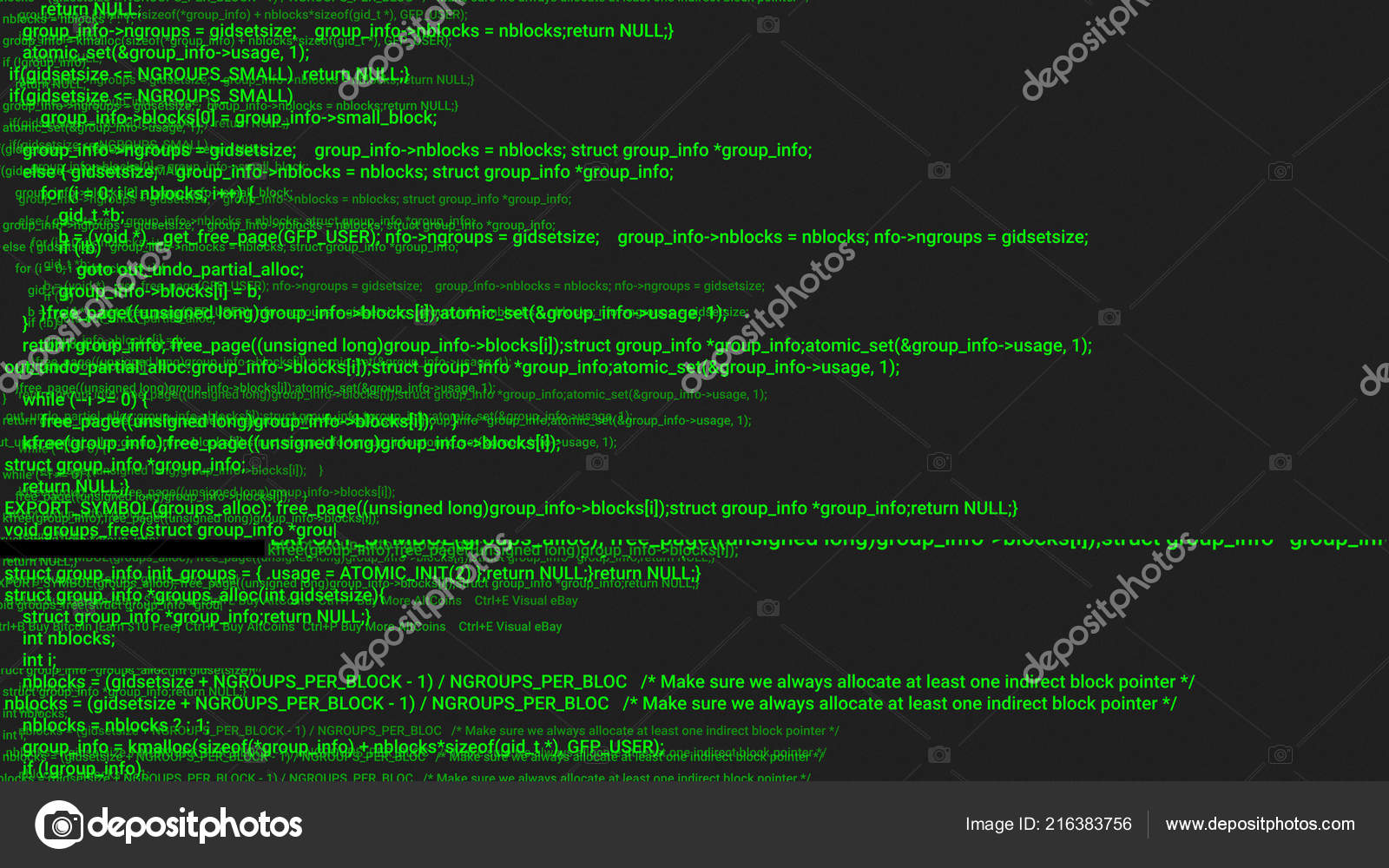 Green Screen Coding Hacker Concept Animation Glitch Programming Code Typing Stock Photo By C Bonandbon