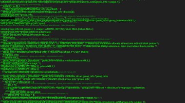 Yeşil ekran hacker kavramı animasyon aksaklık ile kodlama. Programlama kodu hata yazarak. Büyük veri ve Internet siber saldırı. Programlama kod soyut. Blockchain kavramı, bilgisayar dijital kod