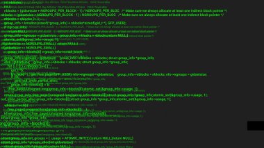 Yeşil ekran hacker kavramı animasyon aksaklık ile kodlama. Programlama kodu hata yazarak. Büyük veri ve Internet siber saldırı. Programlama kod soyut. Blockchain kavramı, bilgisayar dijital kod