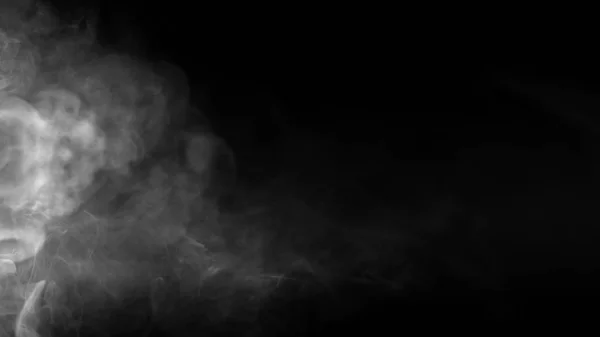 Texture Smoke Fog Black Background — Stock Photo, Image