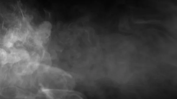 Texture Smoke Fog Black Background — Stock Photo, Image