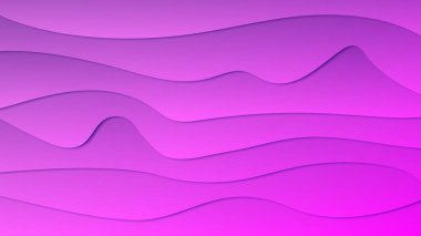 Hafif pembe renk arka plan soyut çizgilerle. Renkli resimde gradyan ile soyut tarzda. Arka plan için dokulu dalga paterni. Eğri çizgiler ve gölge ile arka plan.