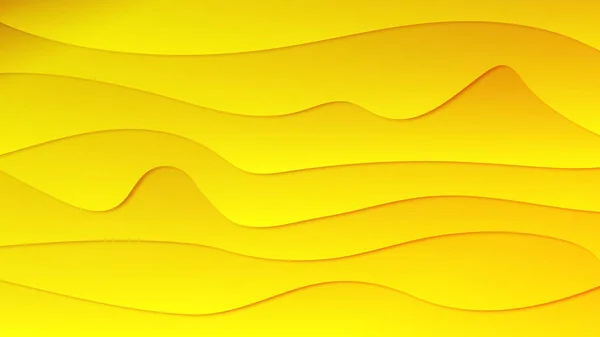 Fundo Cor Amarelo Claro Com Linhas Abstratas Ilustração Colorida Estilo — Fotografia de Stock
