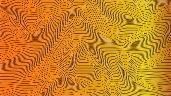 Colorful Curvy Geometric Lines Wave Pattern Texture Colorful Background Wave — Stock Photo, Image