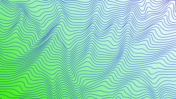 Colorful Curvy Geometric Lines Wave Pattern Texture Colorful Background Wave — Stock Photo, Image