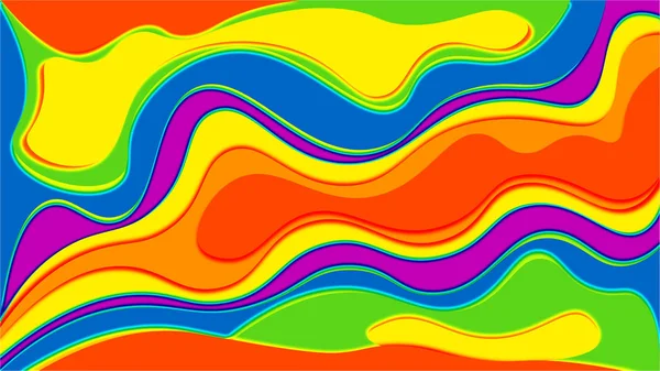 추상적인 라인으로 다채로운 배경입니다 그라데이션으로 스타일에 화려한 그림입니다 질감된 웨이브 — 스톡 사진