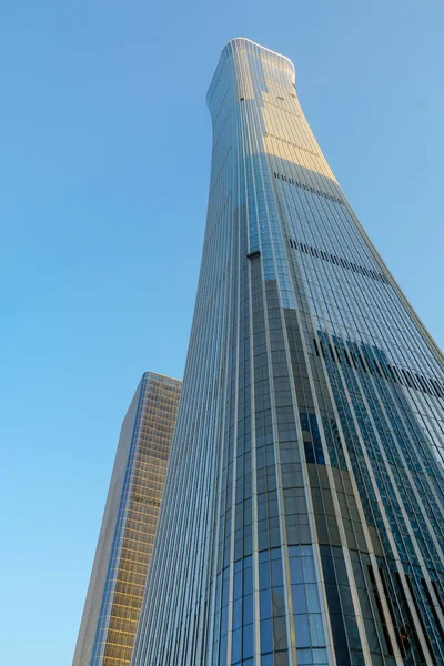 Citic Tower Supertall Skyscraper Located Central Business District Beijing Know — Stock Photo, Image