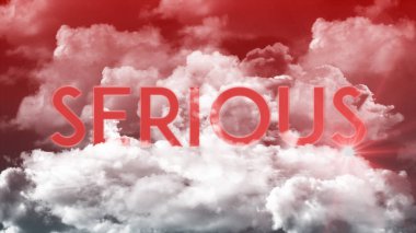 Ciddi Word Clouds, renkli gökyüzü rengi. iş sunumu için güçlü kelime kavram.