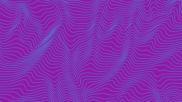 Viola Blu Linee Geometriche Curve Ondulato Texture Modello Sfondo Colorato — Foto Stock