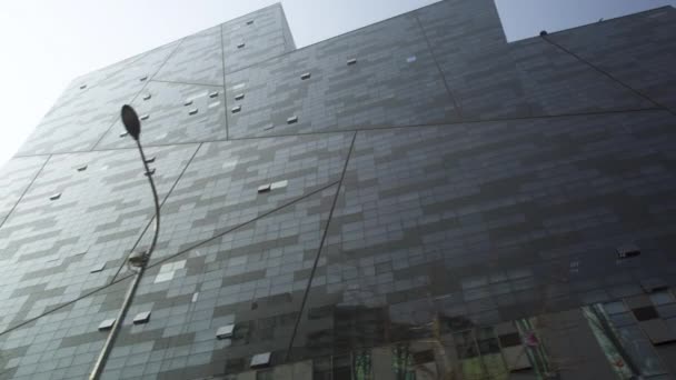 사무실 풍경입니다 스카이 사무실 건물의 도시의 Skycrapers입니다 개념입니다 북경입니다 중국입니다 — 비디오
