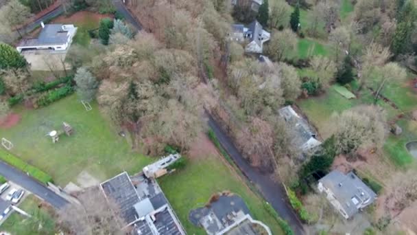 Landsbygden Rika Område Vallonien Belgien Lyxiga Villor Med Trädgård Omgiven — Stockvideo