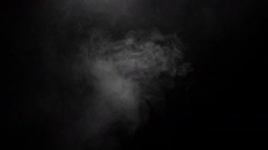 Bulutlar, duman arka planlar, yavaş hareket soyut duman sigara içiyor