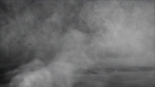 Pali Chmury Dym Tła Abstrakcja Dym Zwolnionym Tempie — Wideo stockowe