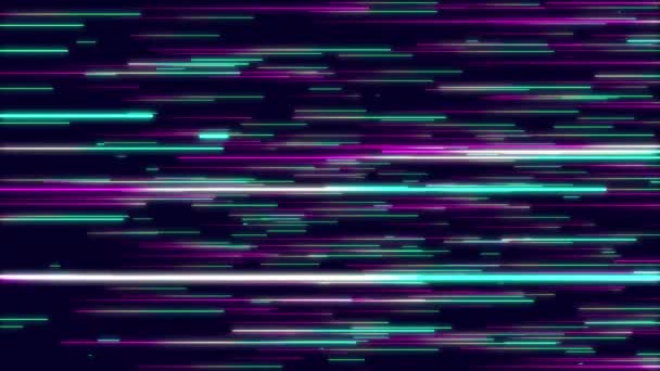 Blue Pink Abstract Radial Lines Geometric Background Data Flow Explosion — Stock Video