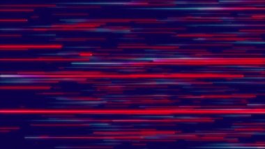 Mavi ve kırmızı radyal çizgiler geometrik arka plan soyut. Veri akışı. Patlama yıldızı. Fiber optik. Hareket etkisi. Arka plan