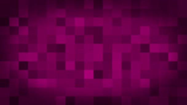 Movimento Rosa Fundo Abstrato Pixels Coloridos Piscando Alternar Animação Fundo — Vídeo de Stock