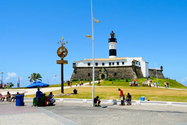 Farol Barra Salvador Bahia Brasil Arquitetura Histórica Salvador Bahia Farol — Fotografia de Stock