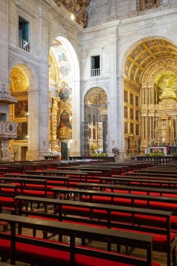 Katedral Basilica of Salvador içinde (Catedral Baslica de Salvador) Salvadore, Bahia, Brezilya eski şehir merkezinde. Portekiz sömürge altın Barok iç tarzı.