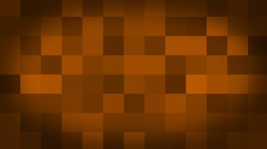 Yanıp sönen turuncu hareketli arka plan renkli piksel ve anahtarı. Animasyon arka plan mozaik karolar parlayan. Parlatıcı ışık ile teknolojik kareler hareket. Soyut kırmızı kareler arka plan