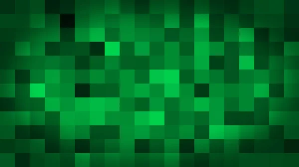 Grüne Bewegung Abstrakten Hintergrund Bunte Pixel Blinken Und Schalten Animation — Stockfoto