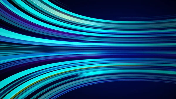 Sfondo Blu Colorato Astratto Con Animazione Movimento Linee Rete Fibra — Foto Stock