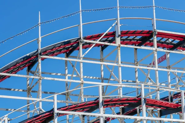 Ikonický Obří Naběračka Horská Dráha Belmont Park Zábavní Park Postavený — Stock fotografie