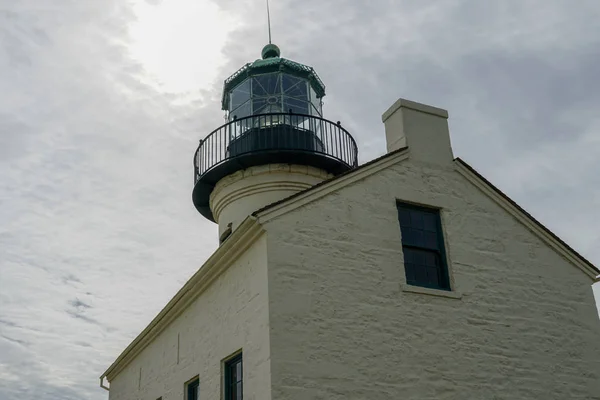 Phare Original Point Loma Phare Historique Situé Sur Péninsule Point — Photo