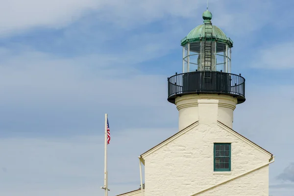 Phare Original Point Loma Phare Historique Situé Sur Péninsule Point — Photo