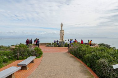 Cabrillo Ulusal Anıtı, San Diego, Kaliforniya, ABD noktası Loma Yarımadası'nın uç. Juan Rodrguez Cabrillo'San Diego Körfezi'ndeki açılış 1542 üzerinde Eylül 28, anısına.
