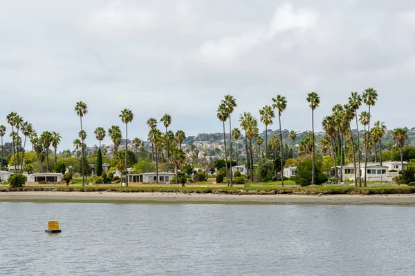 Karavan Römork Park Alanı San Diego Mission Bay Alanında Anza — Stok fotoğraf