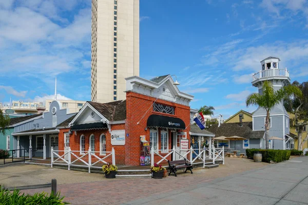 Seaport Village Waterfront Shopping Dining Complex Adjacent San Diego Bay — Stock Photo, Image