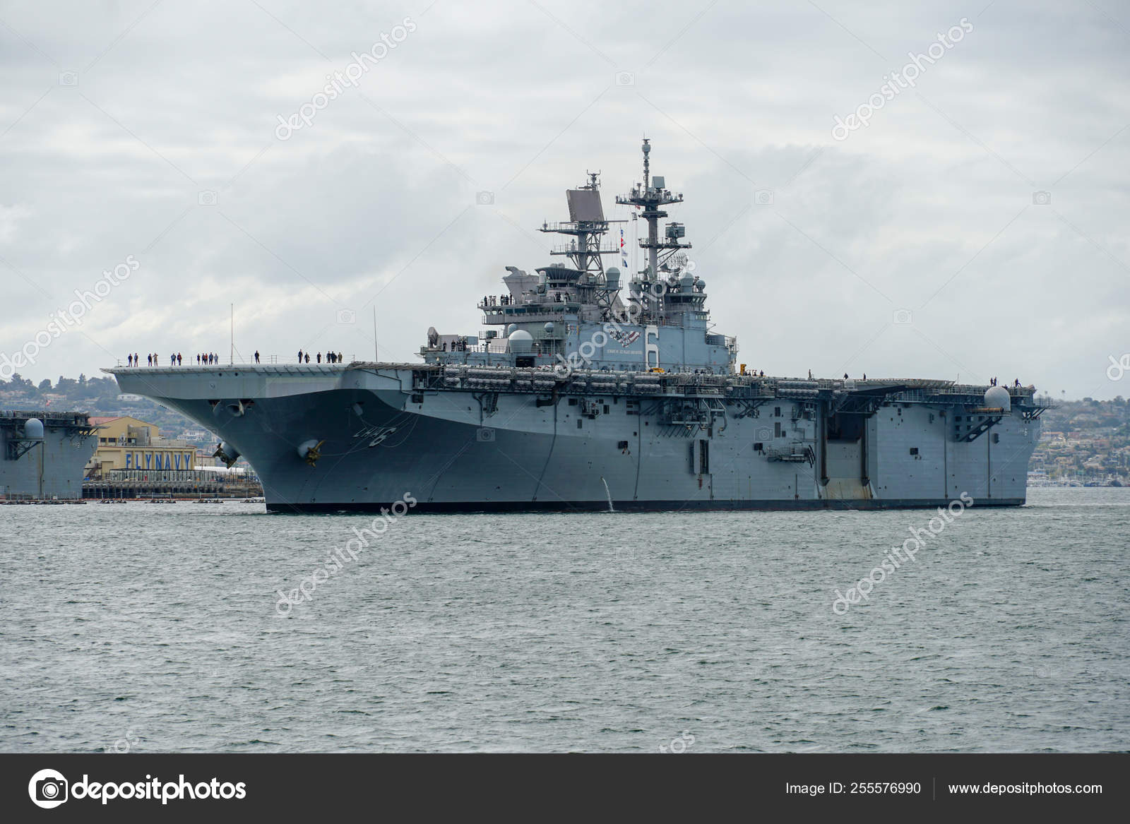 Nuclear Aircraft Carrier Leaving San Diego Bay Uss Midway Nuclear Aircraft Carrier Leaving San Diego Bay Uss Midway