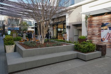 University Town Centre 'da UTC Westfield Alışveriş Merkezi. Upmarket zincir perakendeciler, bir film Tiyatrosu, restoranlar ile açık alışveriş merkezi. . La Jolla, San Diego, Kaliforniya, ABD. 