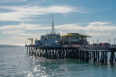 Santa Monica İskelesi, Los Angeles, ABD,