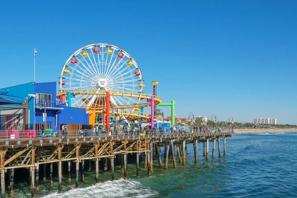 Pazifischen Park Ein Familienvergnügungspark Auf Der Santa Monica Pier Los — Stockfoto