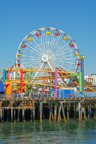 Pazifischen Park Ein Familienvergnügungspark Auf Der Santa Monica Pier Los — Stockfoto