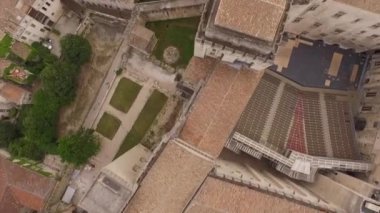 Avignon havadan görünümü, Papasarayı, Provence, Güney Fransa