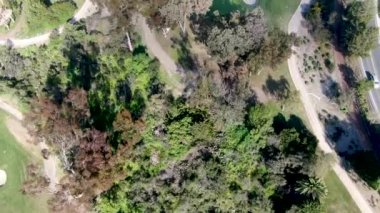 Vadi, lüks kırsal yan alan, San Diego, California, Abd sonraki güzel bir zengin yeşil golf sahası havadan görünümü, 