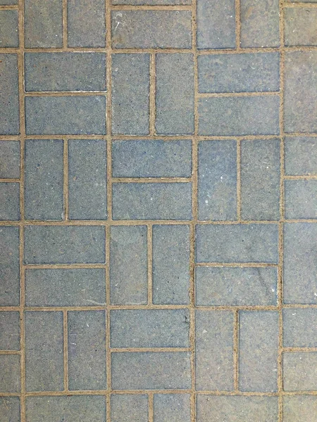 Graues Pflaster Mit Linien Textur Hintergrund Fußgängerzone — Stockfoto