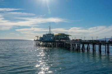 Santa Monica İskelesi, Los Angeles, ABD, 